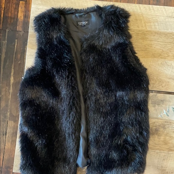Topshop Jackets & Blazers - Faux fur vest